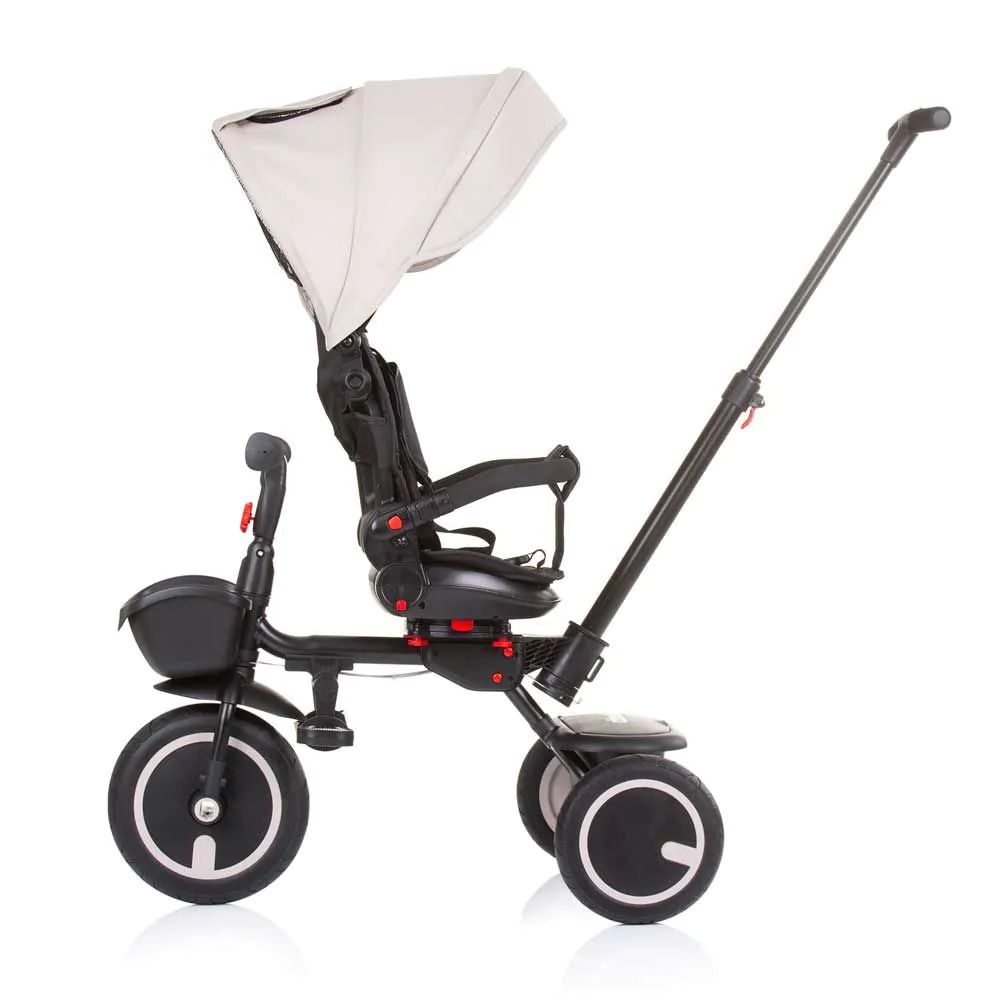 Tricicleta pliabila cu scaun reversibil 360 Chipolino Quick Fold 2023 Sand - poza 5