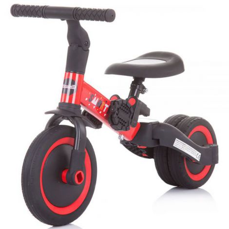 Tricicleta si bicileta Chipolino Smarty 2 in 1 red - poza 2