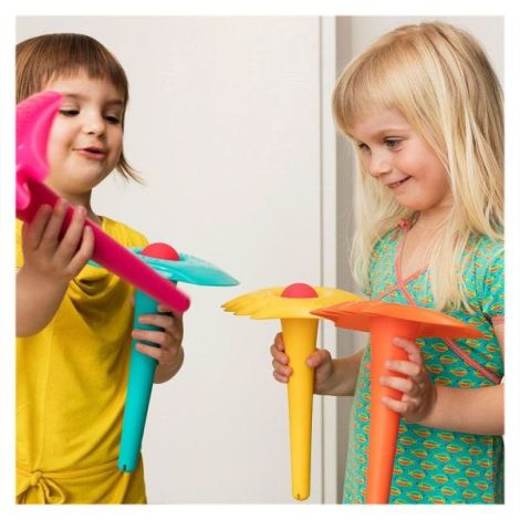 Triplet, jucarie multifunctionala pentru nisip, roz - poza 4