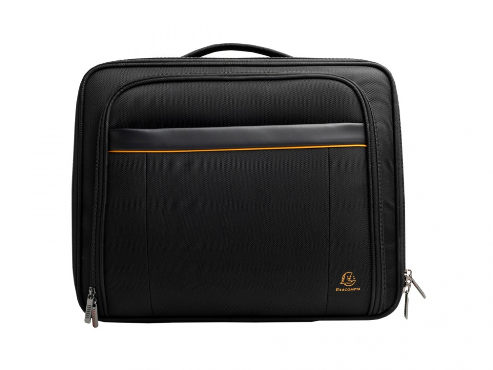 Troler compact cu 4 roti laptop 15,6 Exactive Exatrolley Exacompta 18334E, negru