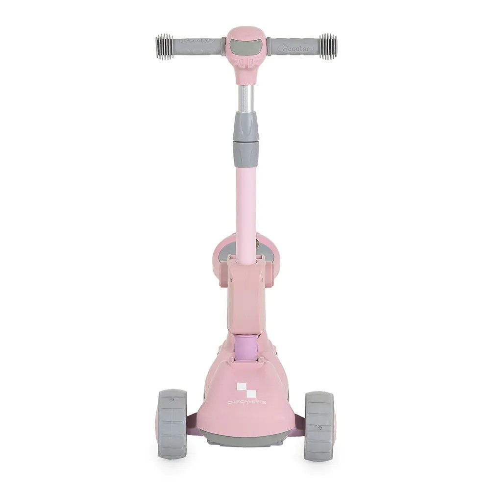 Trotineta 2 in 1 cu 3 roti Byox Checkmate Lace Pink - poza 4