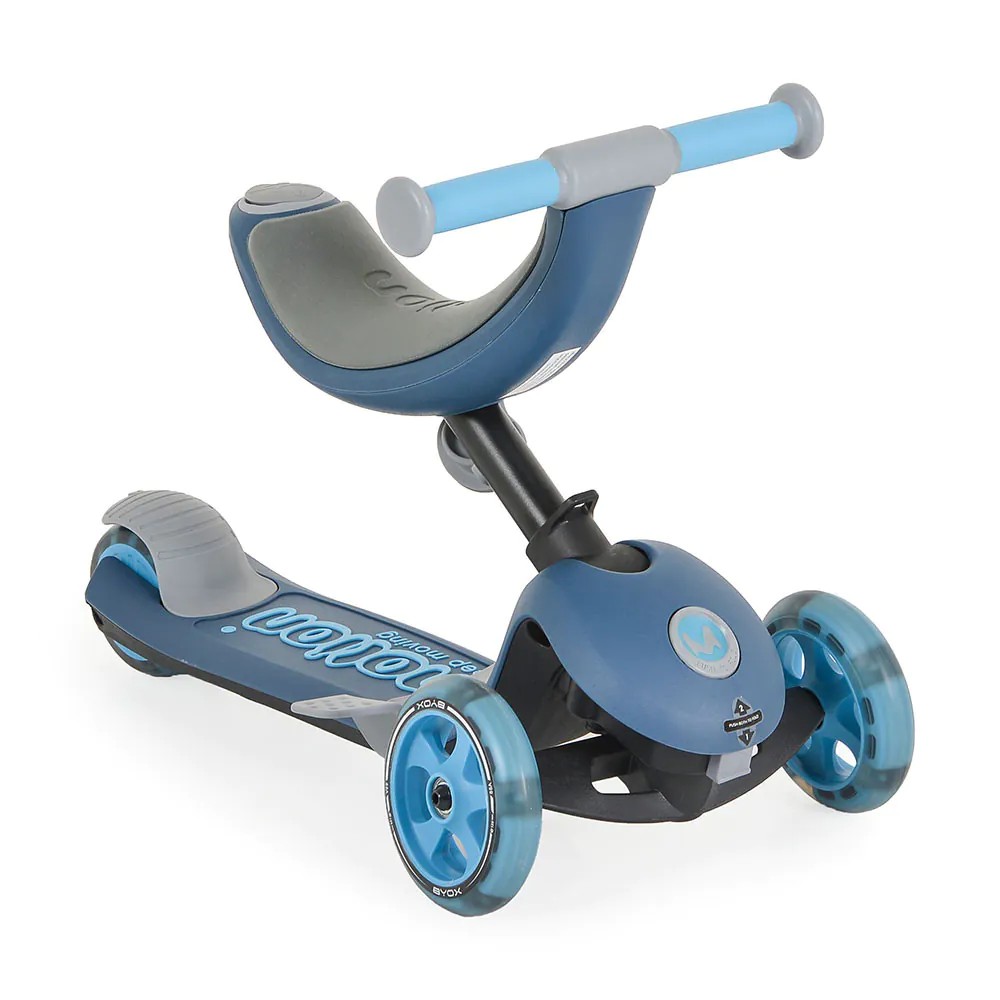 Trotineta 4 in 1 cu sezut detasabil Byox Motion Albastru - poza 4