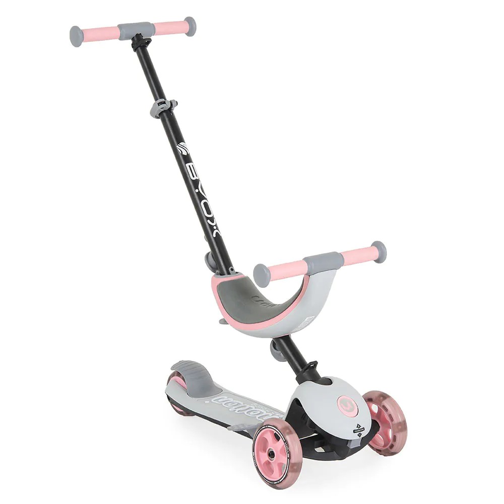 Trotineta 4 in 1 cu sezut detasabil Byox Motion Roz - poza 1