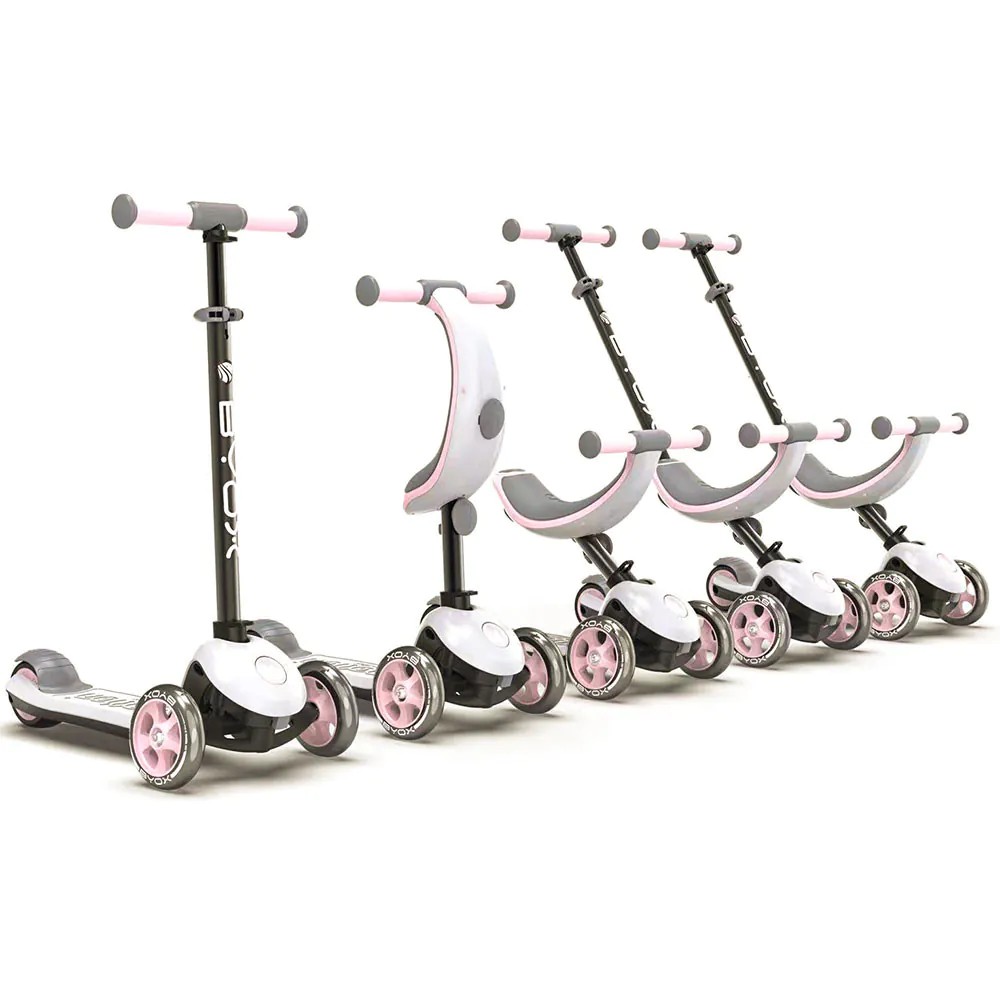 Trotineta 4 in 1 cu sezut detasabil Byox Motion Roz - poza 2