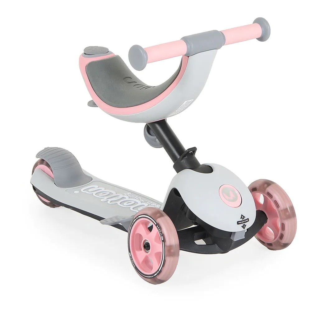 Trotineta 4 in 1 cu sezut detasabil Byox Motion Roz - poza 4