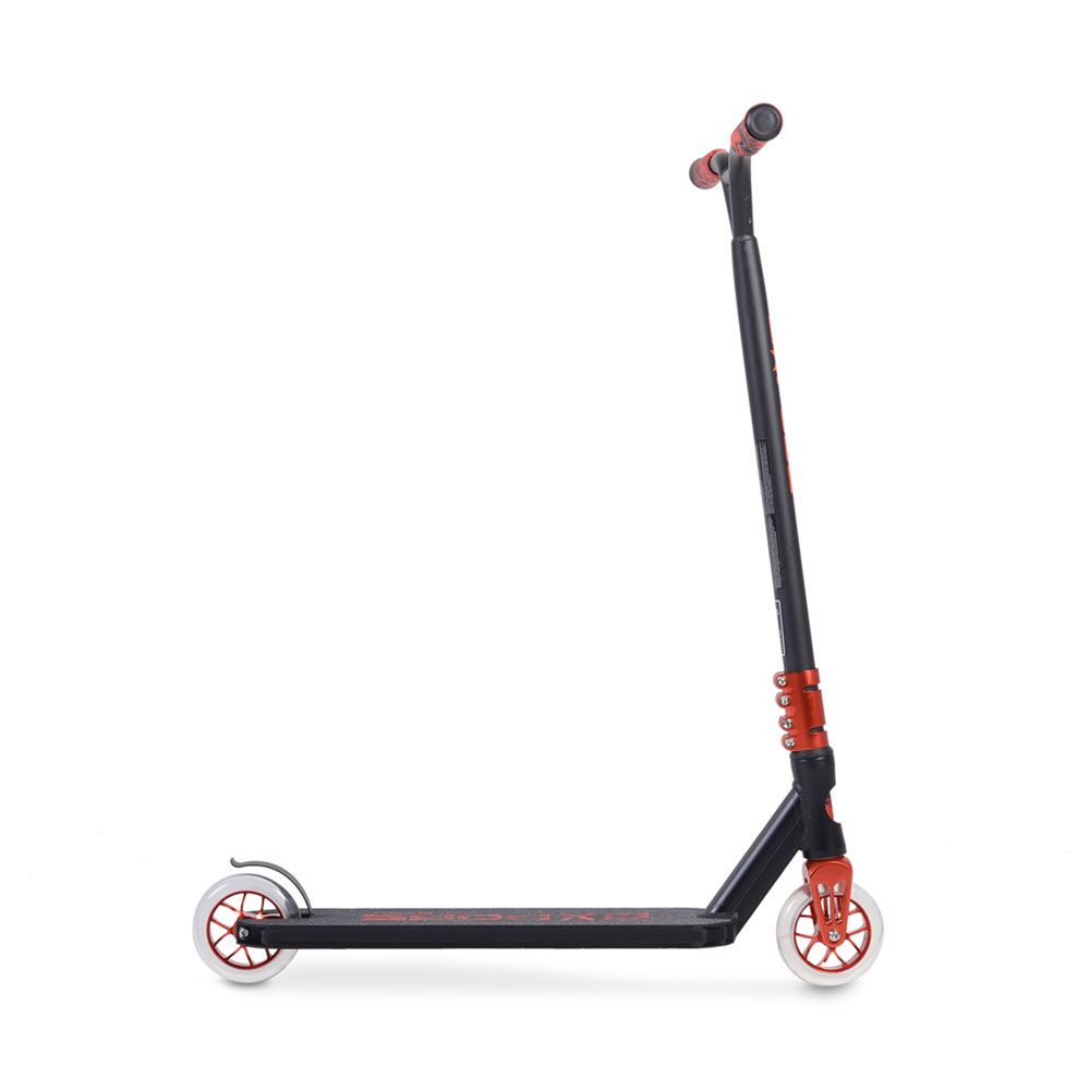 Trotineta aluminiu cu 2 roti pentru fete peste 10 ani Freestyle Stunt Expose for Tricks rosu - poza 2