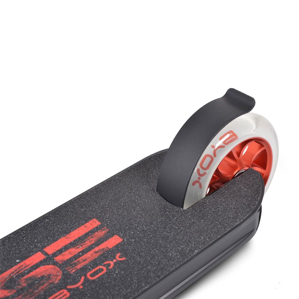 Trotineta aluminiu cu 2 roti pentru fete peste 10 ani Freestyle Stunt Expose for Tricks rosu - poza 5