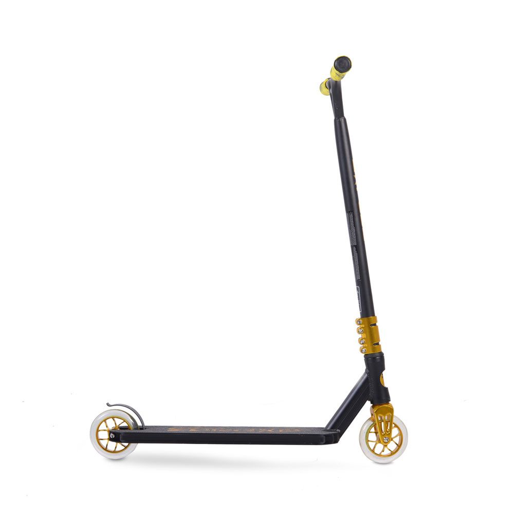 Trotineta aluminiu cu 2 roti unisex peste 10 ani Freestyle Stunt Expose for Tricks auriu - poza 2