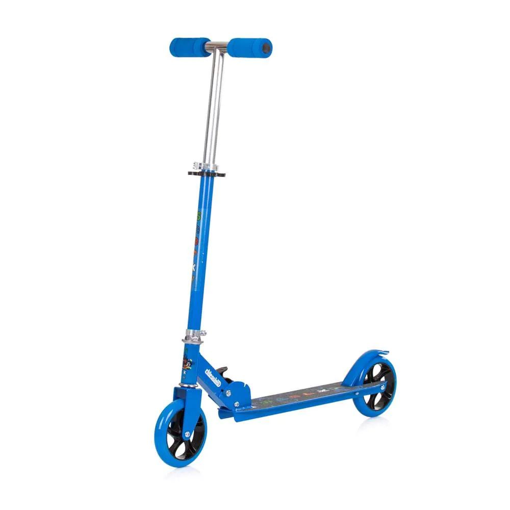 Trotineta cu 2 roti, unisex, peste 6 ani, Chipolino Sharky Albastra - poza 1