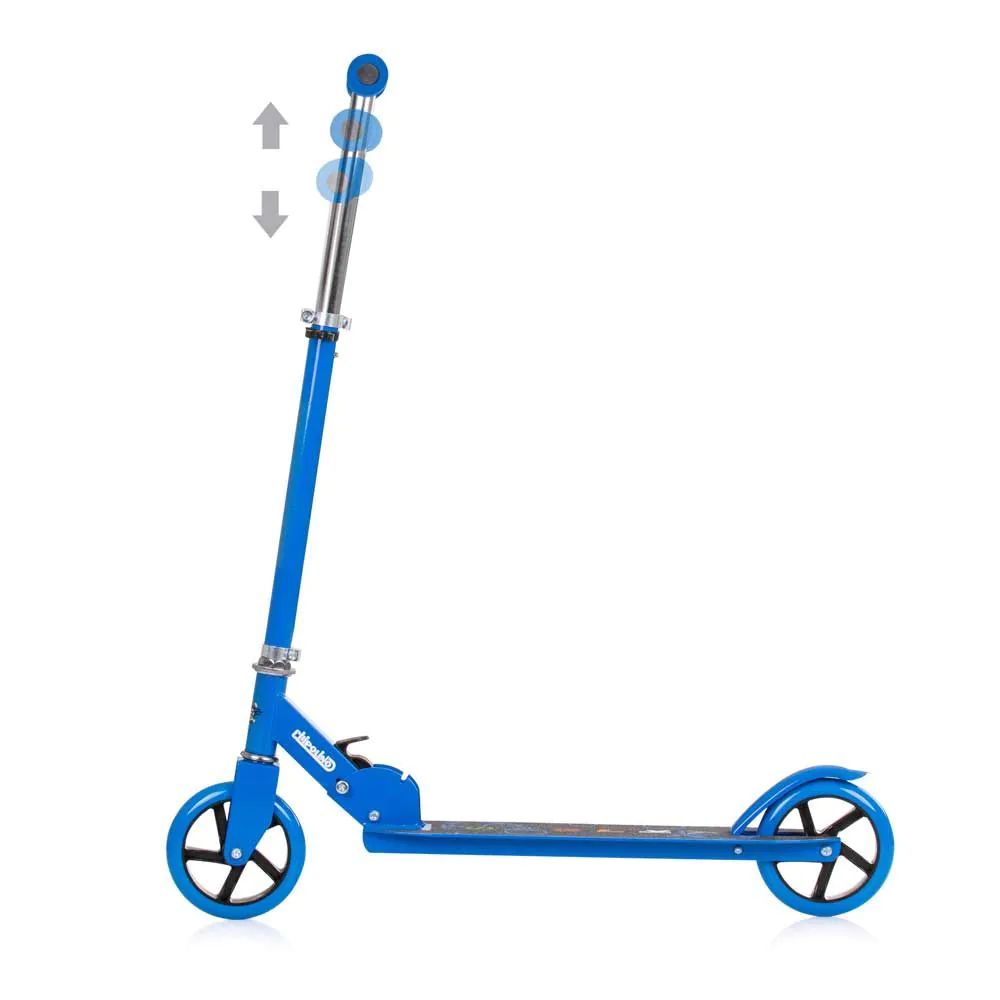Trotineta cu 2 roti, unisex, peste 6 ani, Chipolino Sharky Albastra - poza 3