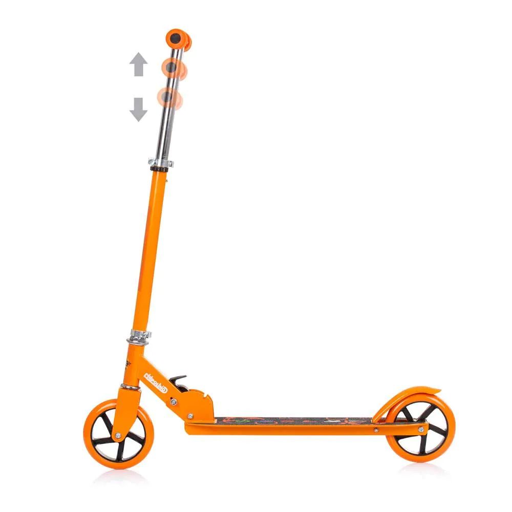 Trotineta cu 2 roti, unisex, peste 6 ani, Chipolino Sharky Orange - poza 3