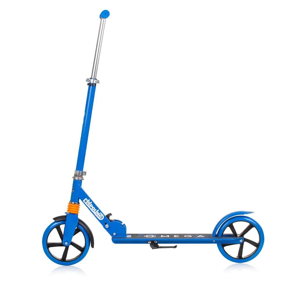 Trotineta cu 2 roti, unisex, peste 8 ani, Chipolino Omega Albastra - poza 2