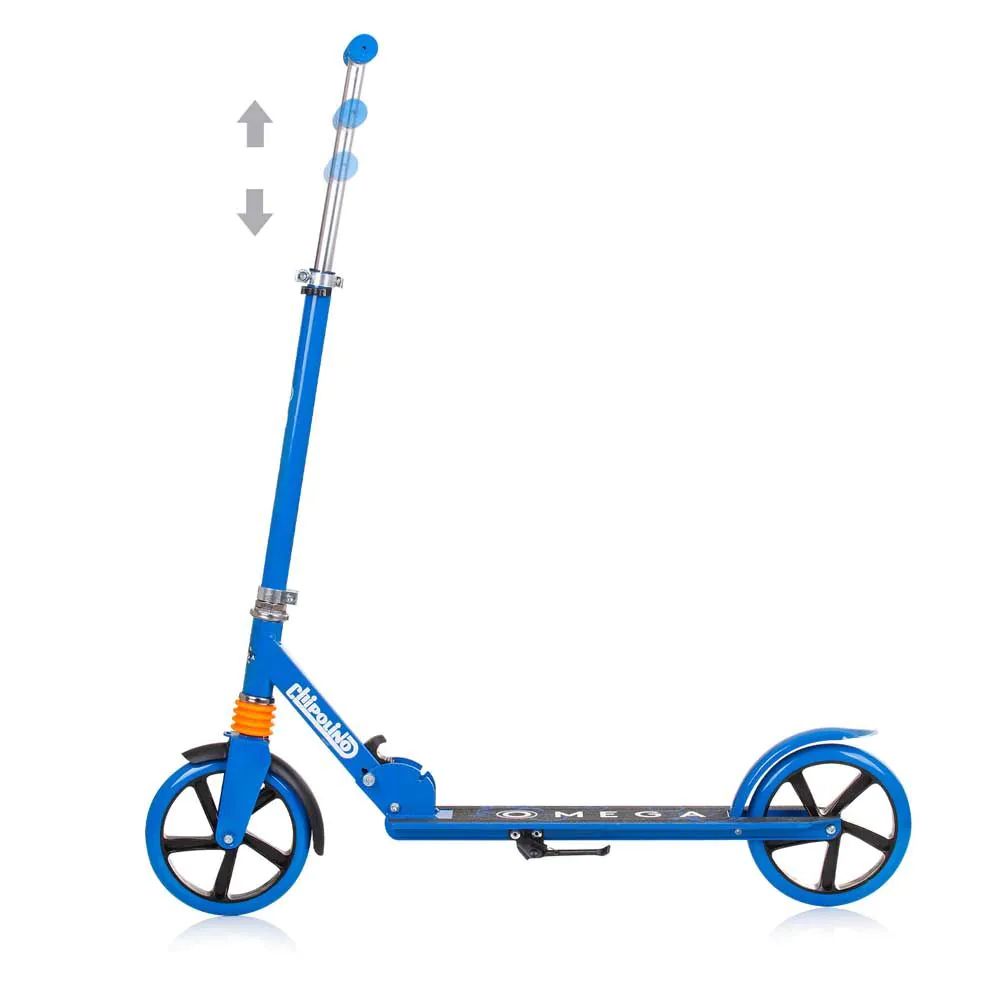 Trotineta cu 2 roti, unisex, peste 8 ani, Chipolino Omega Albastra - poza 3