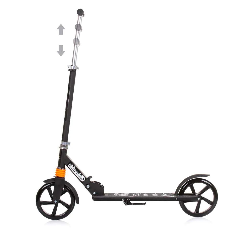 Trotineta cu 2 roti, unisex, peste 8 ani, Chipolino Omega Neagra - poza 3