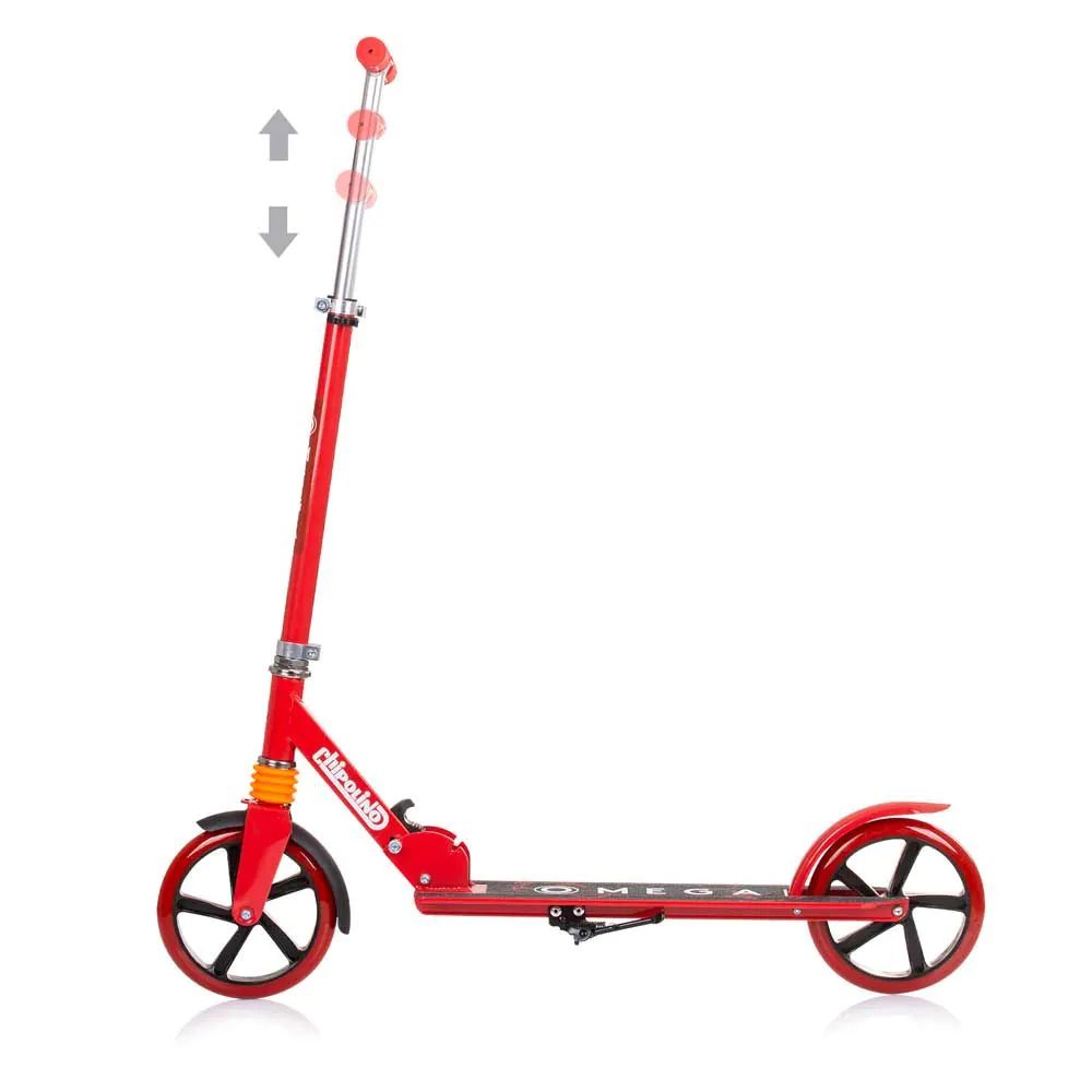 Trotineta cu 2 roti, unisex, peste 8 ani, Chipolino Omega Rosie - poza 3