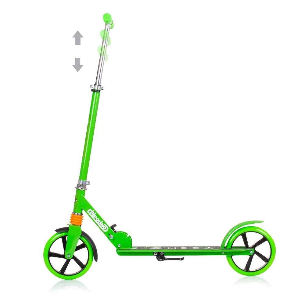 Trotineta cu 2 roti, unisex, peste 8 ani, Chipolino Omega Verde - poza 3