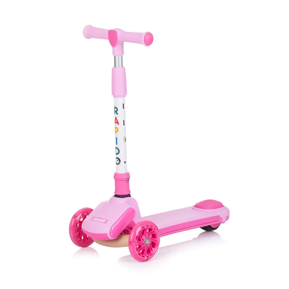 Trotineta cu 3 roti Chipolino Rapido Roz - poza 1