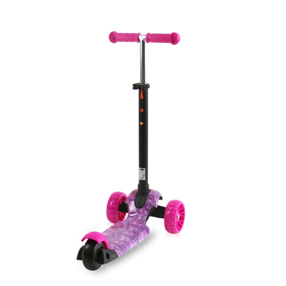 Trotineta cu 3 roti Lorelli Draxter Pink Galaxy - poza 2