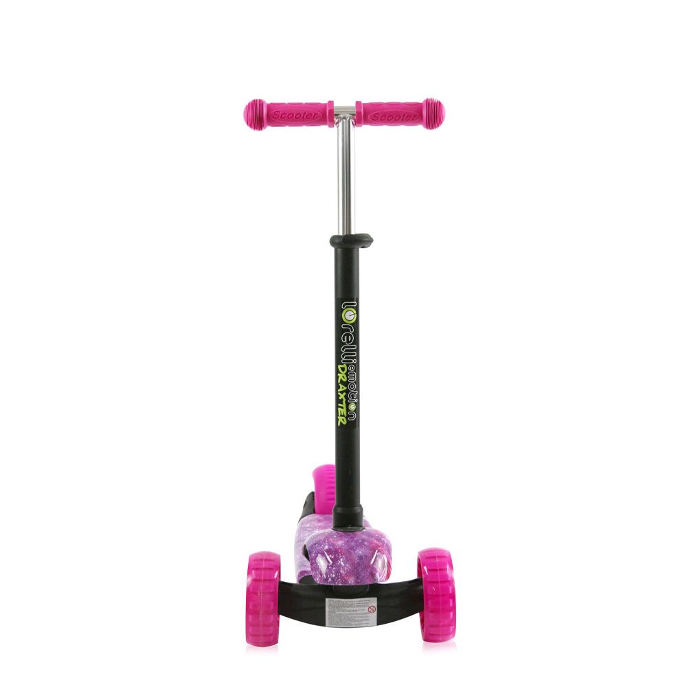 Trotineta cu 3 roti Lorelli Draxter Pink Galaxy - poza 3