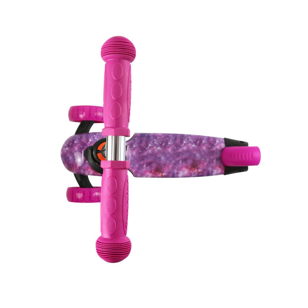 Trotineta cu 3 roti Lorelli Draxter Pink Galaxy - poza 5