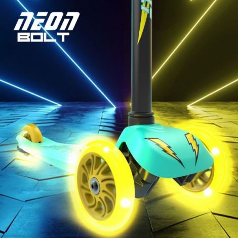 Trotineta cu 3 roti Neon Bolt Green - poza 4