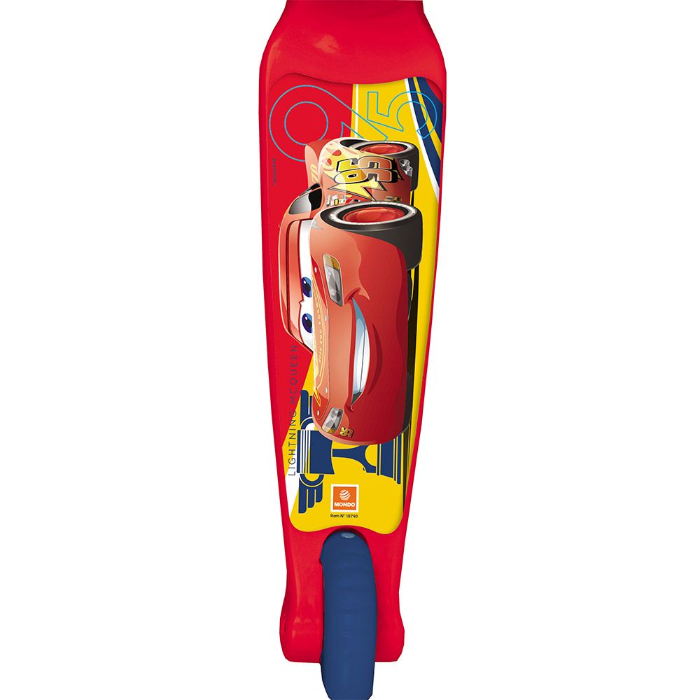 Trotineta cu 3 roti pentru baieti peste 3 ani Mondo Twist&Roll Cars 3 rosu - poza 2