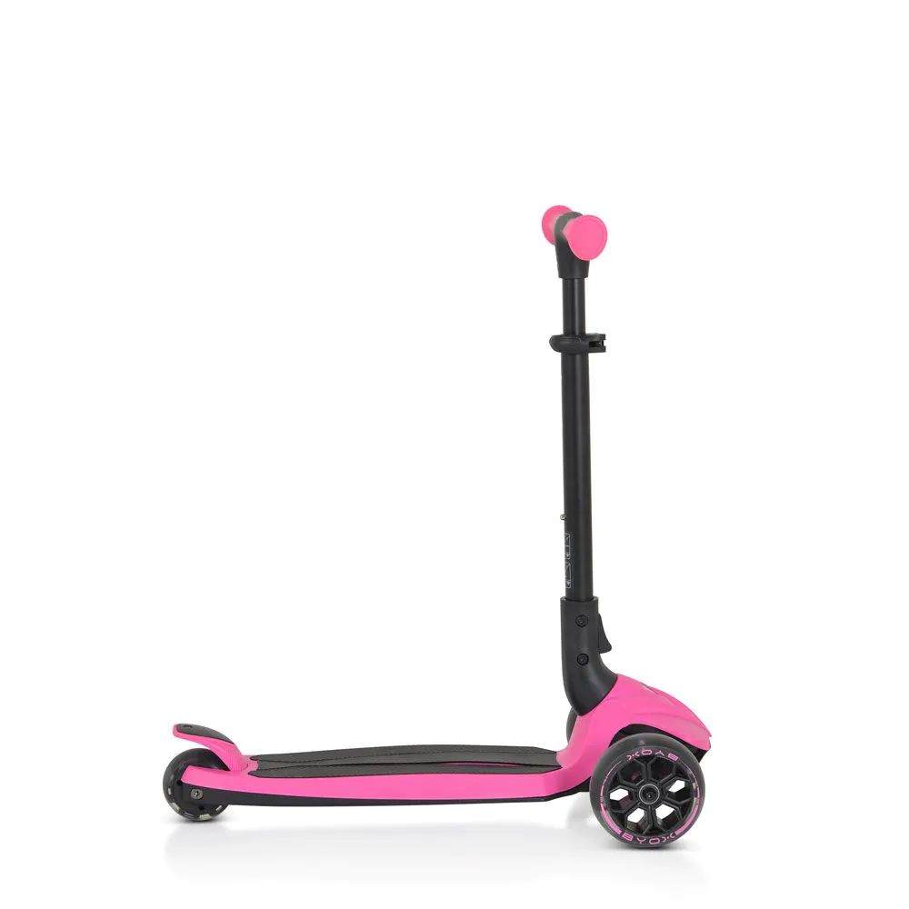 Trotineta cu 3 roti pentru fetite Byox Bolt Pink - poza 4