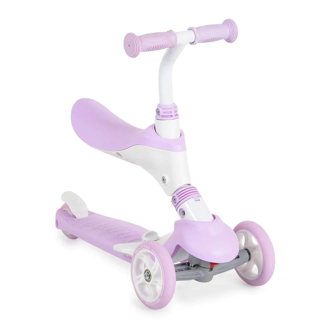 Trotineta cu 3 roti si maner de control parental pentru fete Byox Tristar Mov - poza 5