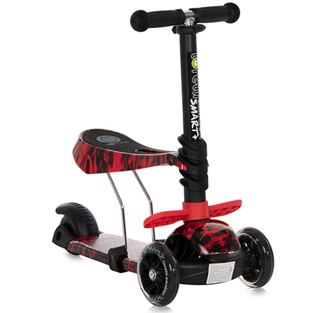 Trotineta cu 3 roti unisex Lorelli Smart Plus 2021 Rosu Foc - poza 2