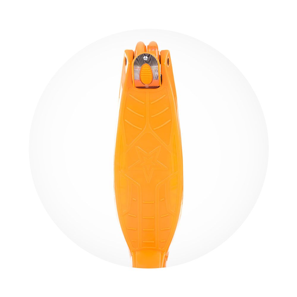 Trotineta cu 3 roti unisex peste 3 ani Chipolino Croxer Evo portocaliu cu luminite - poza 3
