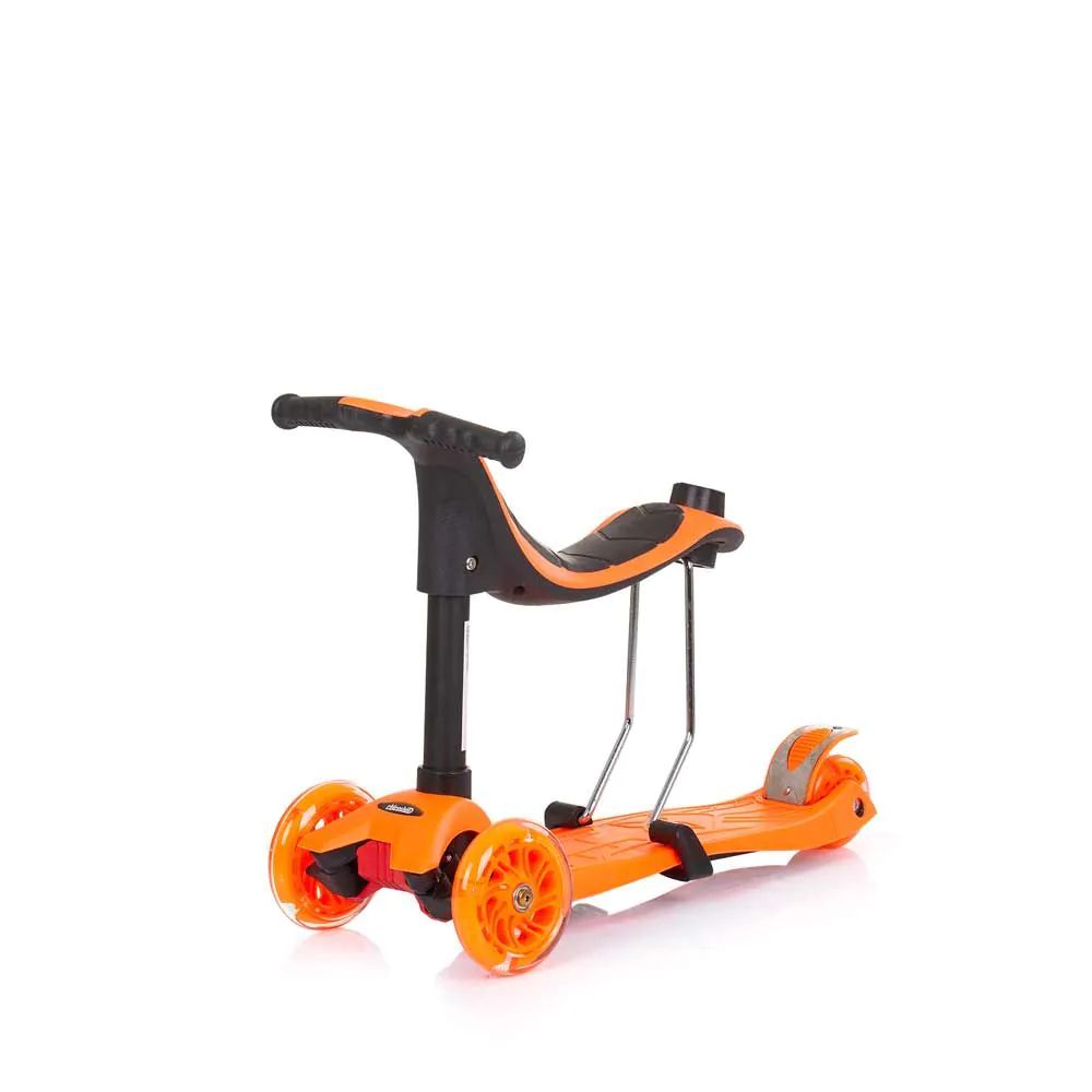 Trotineta cu 3 roti, unisex, peste 3 ani, Chipolino Multi Plus Orange - poza 3