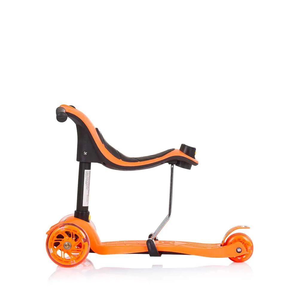 Trotineta cu 3 roti, unisex, peste 3 ani, Chipolino Multi Plus Orange - poza 4