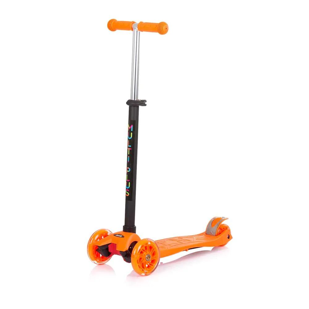 Trotineta cu 3 roti, unisex, peste 3 ani, Chipolino Multi Plus Orange - poza 5
