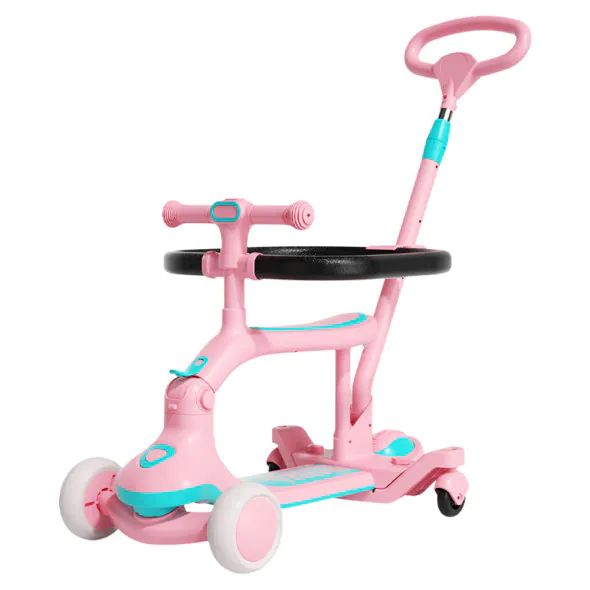 Trotineta cu control parental Ocie Scooter Roz - poza 1