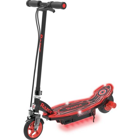 Trotineta electrica pentru copii Razor Power Core E90 Glow Negru Rosu - poza 1