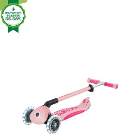 Trotineta globber go-up 4 in 1 deluxe lights, ecologic, roz pal - poza 5