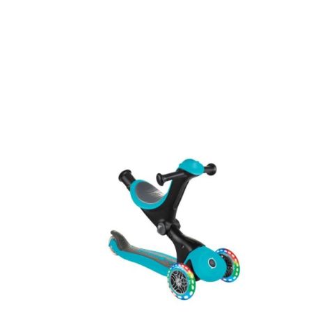 Trotineta globber go-up 4 in 1 deluxe lights turquoise - poza 4