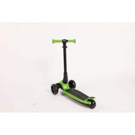 Trotineta lamborghini, 3 roti, cadru aluminiu, verde, roti led - poza 3