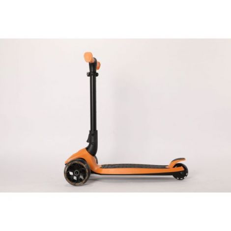 Trotineta licentiata Lamborghini,3-8 ani, 3 roti, cadru aluminiu, portocalie, roti led, MESUCA - poza 3