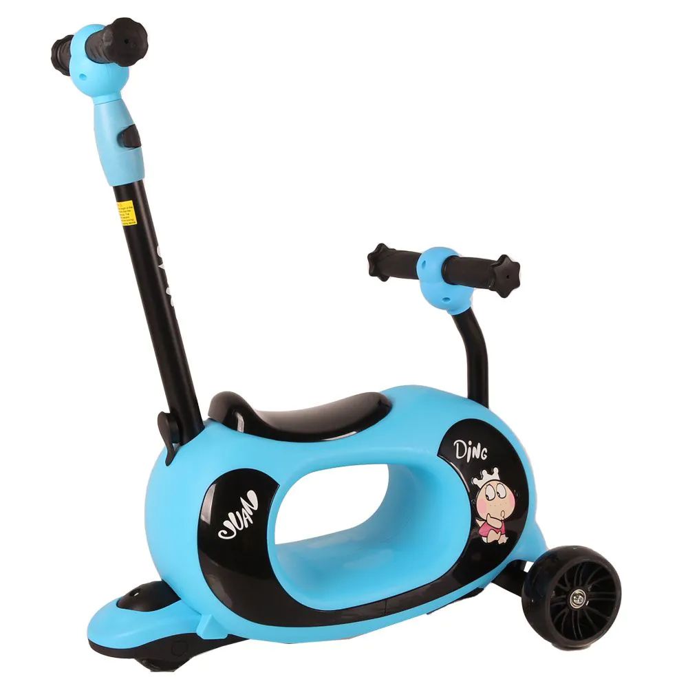 Trotineta multifunctionala baietei 4 in 1 Ocie Juan Albastru - poza 1