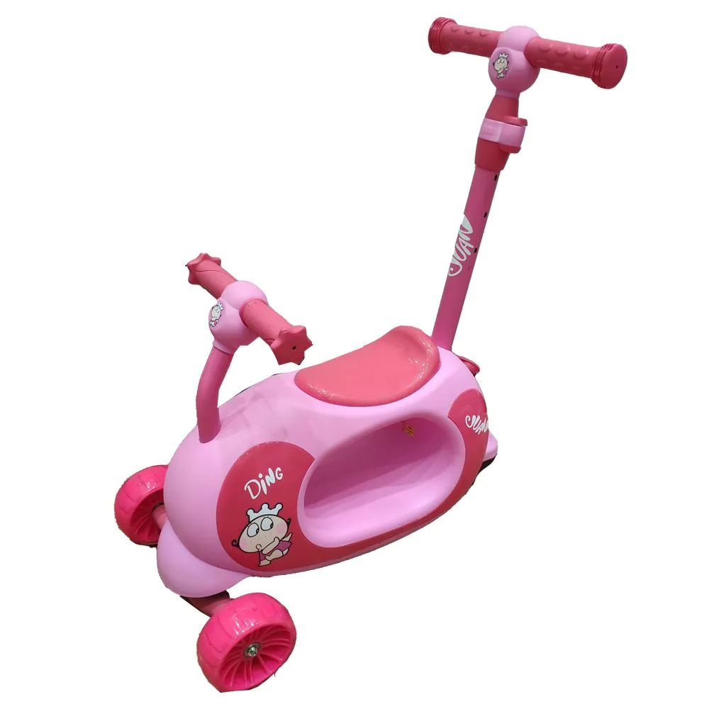 Trotineta multifunctionala fetite 4 in 1 Ocie Juan Roz - poza 1