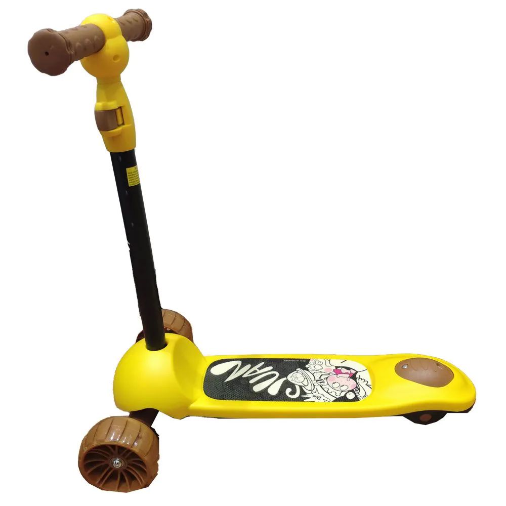 Trotineta multifunctionala unisex 4 in 1 Ocie Juan Galben - poza 3