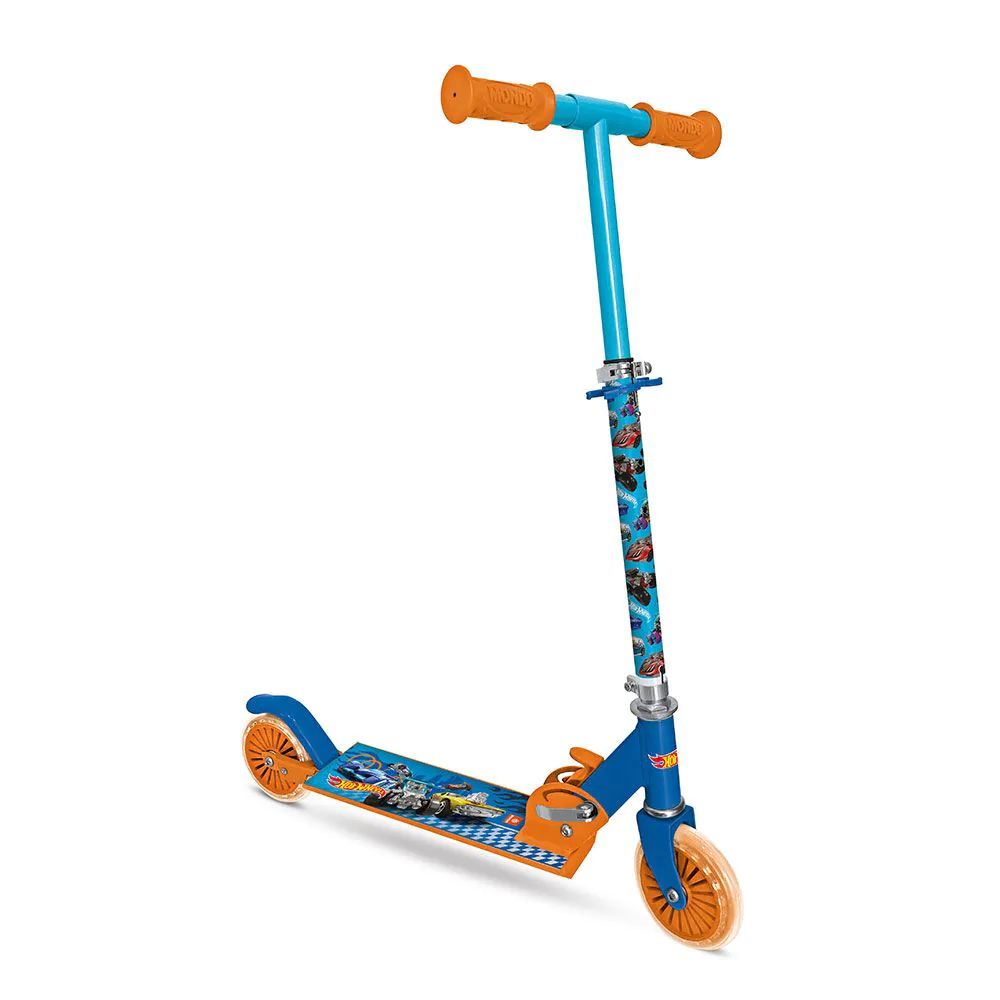 Trotineta pliabila cu 2 roti Mondo Hot Wheels - poza 1