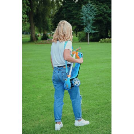 Trotineta pliabila pentru copii,4+ ani, Albastra, Trunki - poza 5