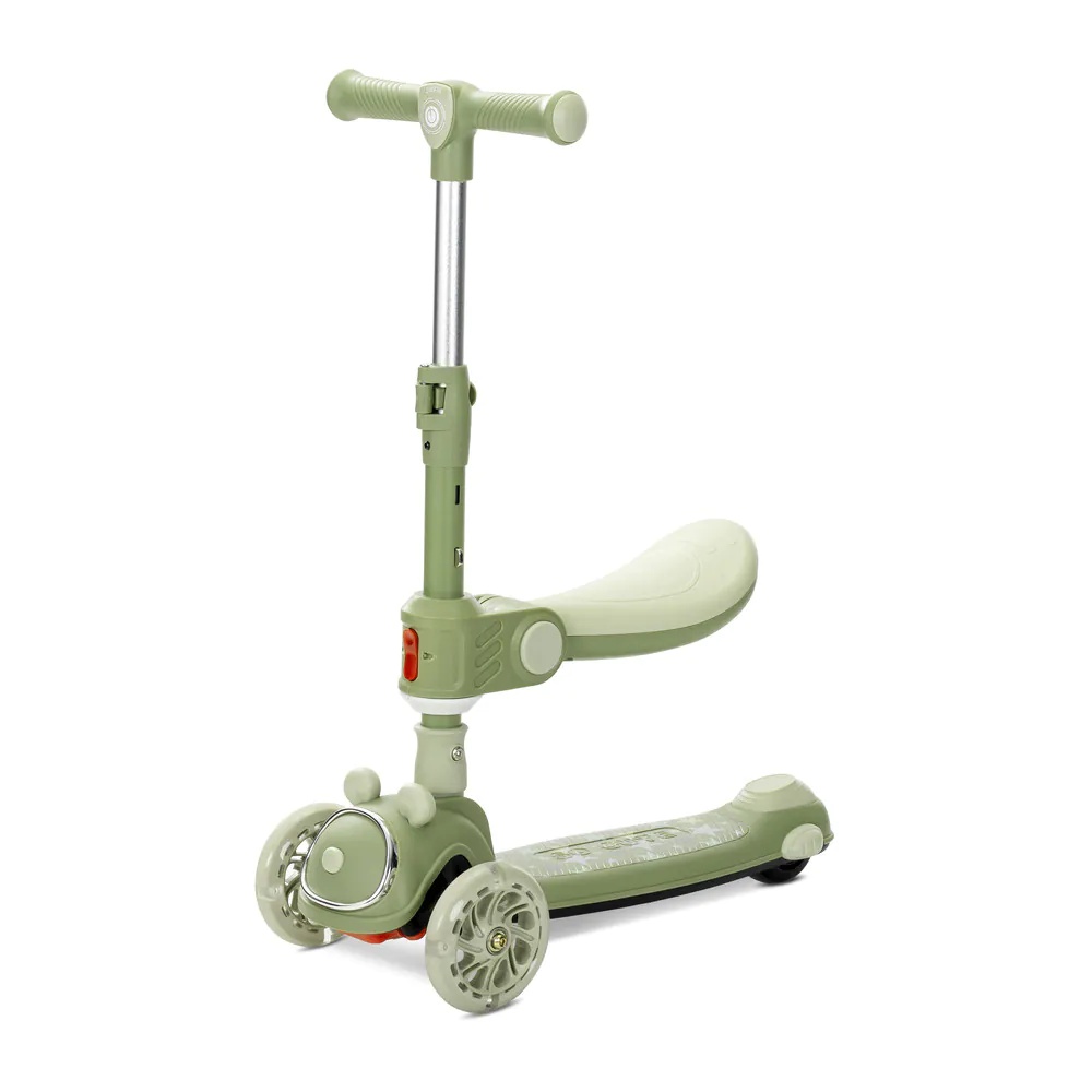 Trotineta rabatabila cu Led si sunete Lorelli Swiftie Verde - poza 1