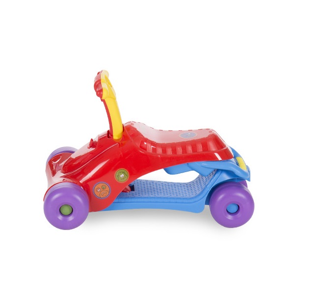 Trotineta si Ride-on pentru copii KikkaBoo Rosu si Albastru - poza 3