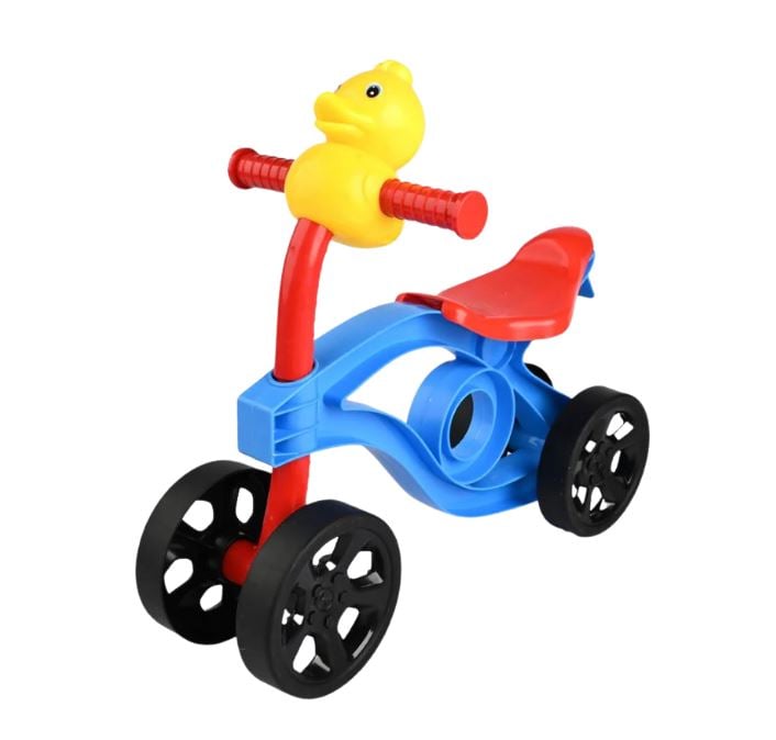 Trotineta stabila cu 4 roti pentru copii fara pedale, multicolor