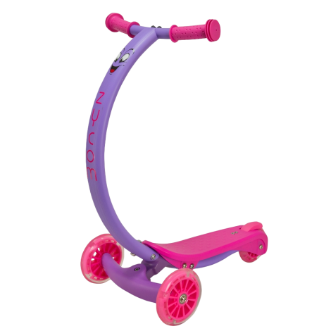 Trotineta zipster mov cu roti led - poza 1