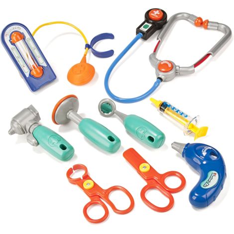 Trusa mare de doctor pentru copii, 9 piese in cutie, Miniland 97022 - poza 3