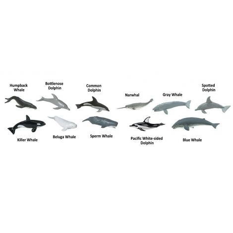 Tub 11 figurine - Balene si delfini - poza 3